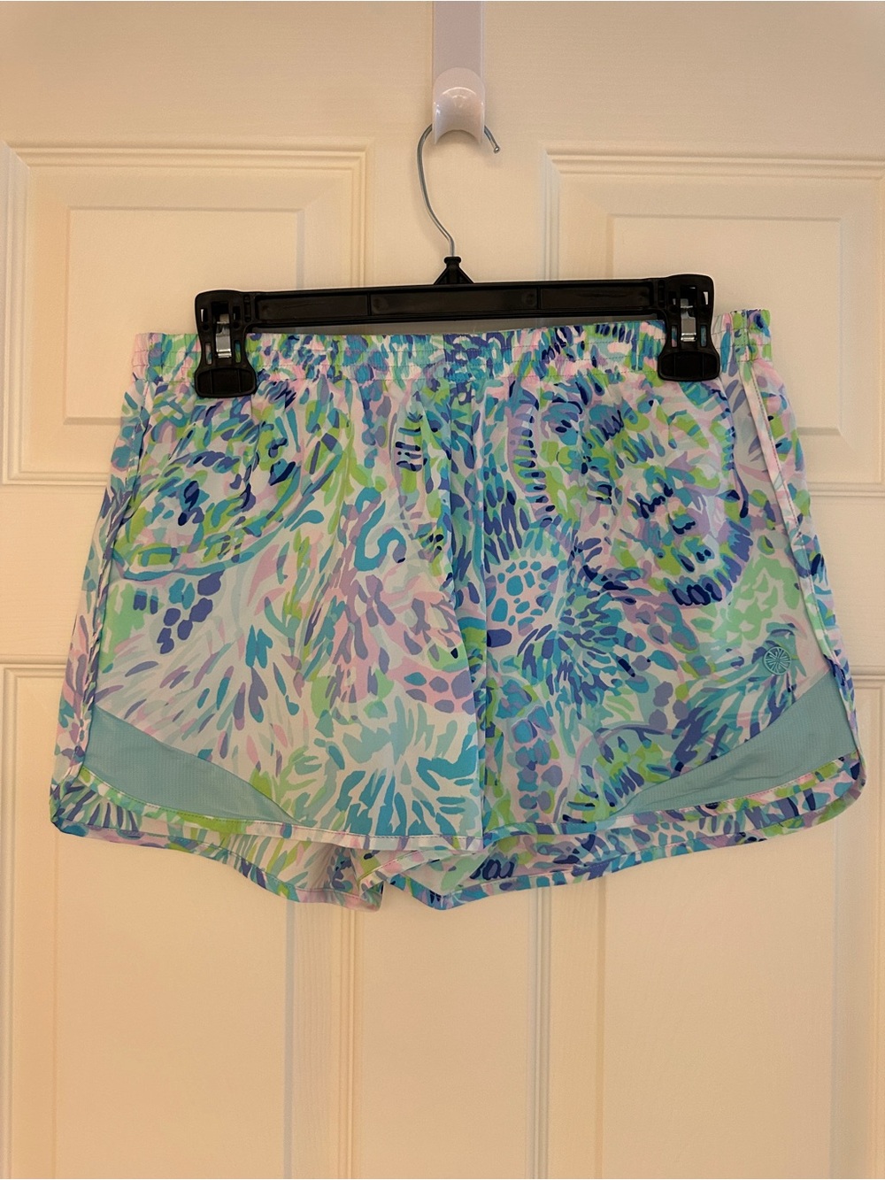 Lilly Pulitzer Pastel Blue & Lavender Athletic Shorts